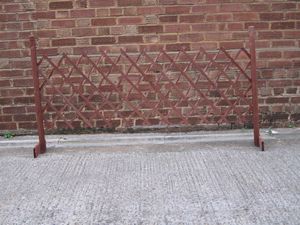 Expanding Solid Wood Fence picture