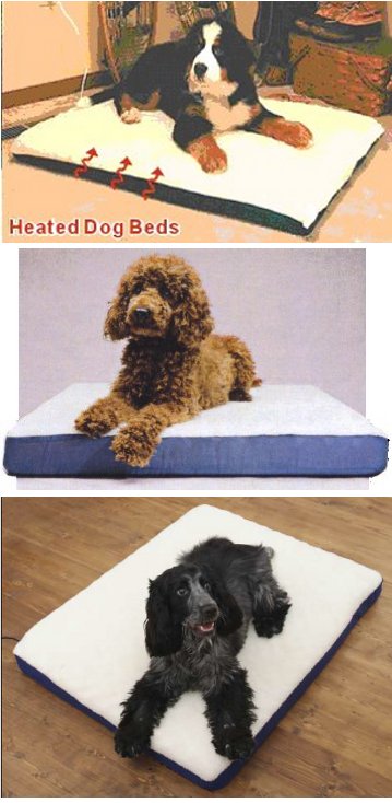 heated dog beds picture