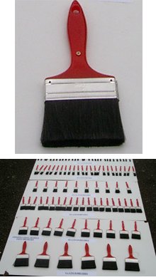 100 paint brushes picture