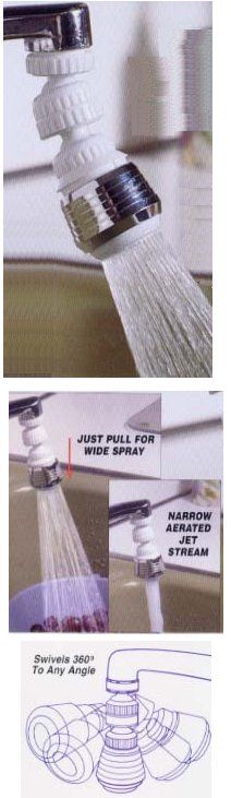 TURBO JET ADJUSTABLE FAUCET HEAD picture