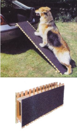 wooden dog ramp picture